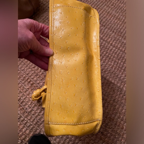 John Romaine Purse and Matching Wallet Yellow EUC - Picture 10 of 16